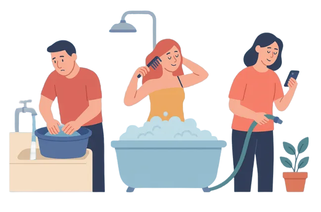 Familia uraren erabilera desberdinak egiten